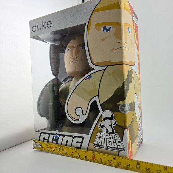 2008 Hasbro Mighty Muggs G.I. Joe Duke with Rifle Collectible Vinyl Figure‎ NEW - Picture 7 of 8